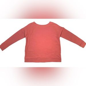 Saint johns bay active linen top Plum Medium Long sleeves with Pockets